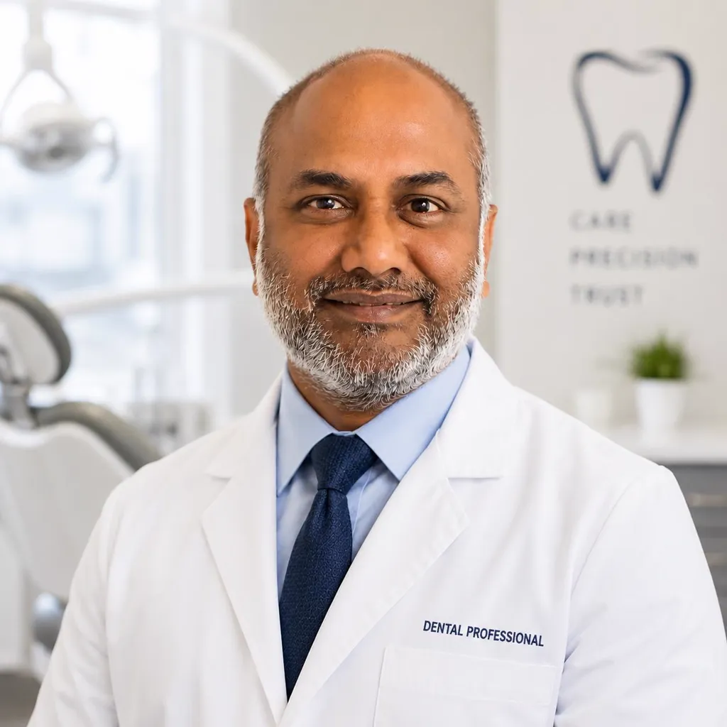 Dr. Sridhar Sagili, DDS, implant and cosmetic dentist in Orange Park, FL